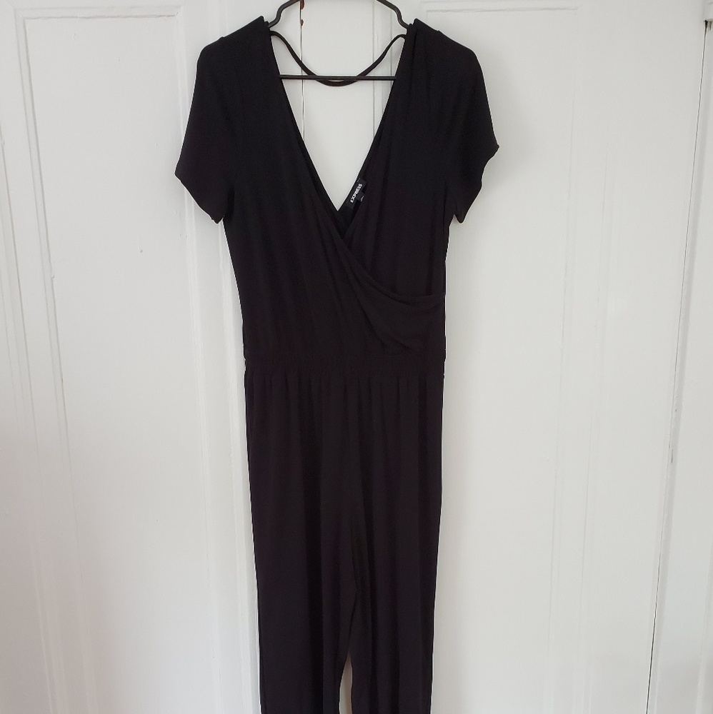 Black Silky Jumpsuit